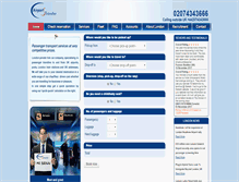 Tablet Screenshot of airportstransfer.com